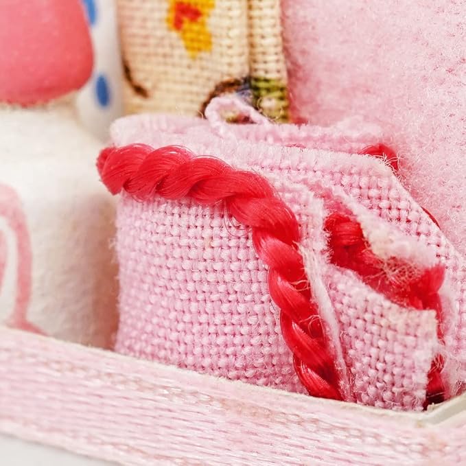 Odoria Miniature Clutter Box Dollhouse: 1/12 Scale Nursery Accessories for Craft Model DIY