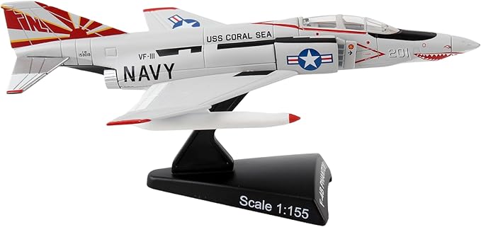 Daron Worldwide Trading Postage Stamp F-4B Phantom II Sundowners Vehicle (1/155 Scale)