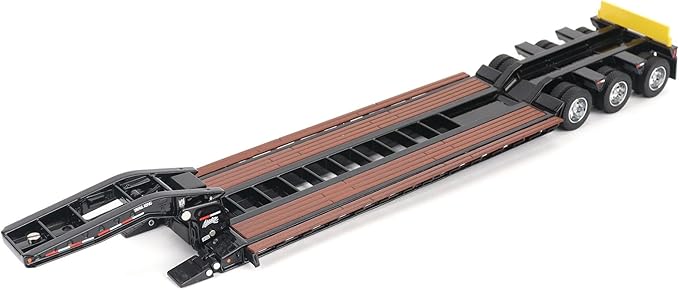 Diecast Masters 1/50 Trail King TK120 HDG Lowboy Trailer (Black Outrigger Version) 71137