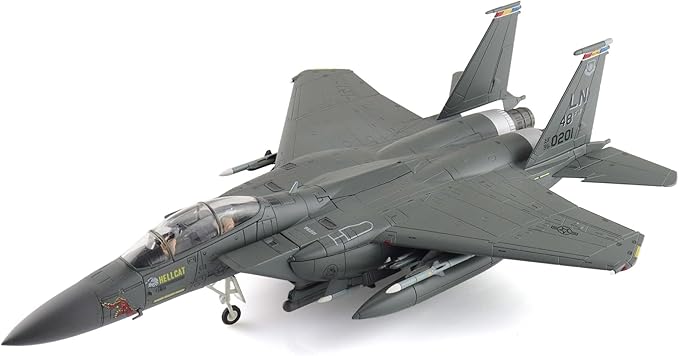 Hobby Master | 1:72 Scale Diecast Military Aircraft Replica | F-15E Hellcat 96-0201, 494th FS, 48th FW, RAF Lakenheath, 2024 | Model HA4549