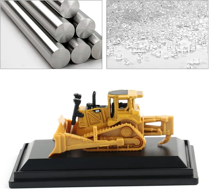 EROCK 1:160 N Scale Alloy Construction Vehicles - 1 Pcs, Die Cast Mini Construction Truck Toys, Engineering Vehicle Model for N Scale Railroad, Train Set, Collection, Age 8+