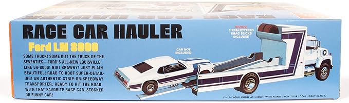 AMT Ford LN 8000 Race Car Hauler 1:25 Scale Model Kit