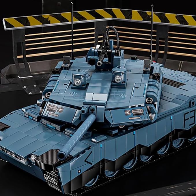 RC Abrams-X Military WW2 Heavy Tank Building Set, Remote Control Army Panzer Brick Set for Adults, Collectible Army Military Vehicles Tank Toy with Instructions 2116 PCS