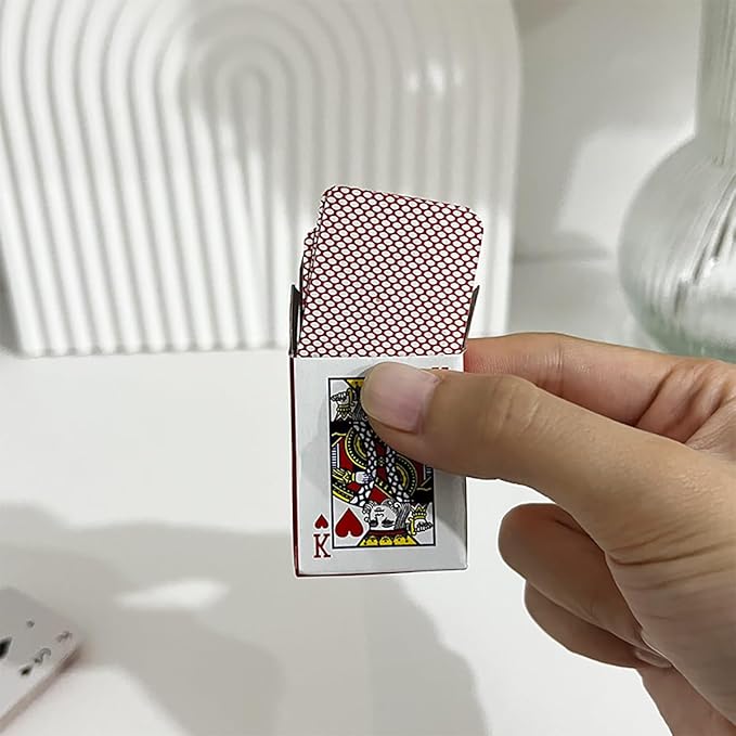 Mini Playing Cards 20 Pack, 1.65" Mini Deck of Cards, Miniature Playing Cards with Great Novelty Gift, Party Favor for Boys and Girls.