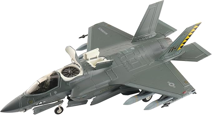 Hobby Master | 1:72 Scale Diecast Military Aircraft Replica | F-35B Black Death 170064, VMFA-542 Tigers, MCAS Cherry Point, 2023 (Beast Mode) | Model HA4622b