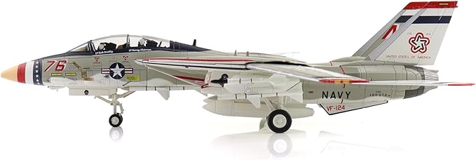 Hobby Master | 1:72 Scale Diecast Military Aircraft Replica | F-14A Bicentennial Scheme 159616, VF-124, 1976 | Model HA5259