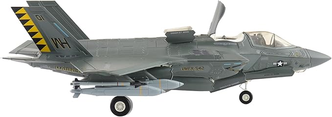 Hobby Master | 1:72 Scale Diecast Military Aircraft Replica | F-35B Black Death 170064, VMFA-542 Tigers, MCAS Cherry Point, 2023 (Beast Mode) | Model HA4622b