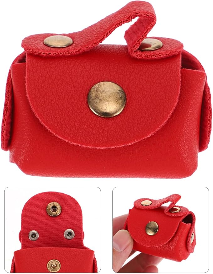 FAVOMOTO Purse Miniature Handbag Realistic Openable Dollhouse Accessory for Lightweight Design Present for Little Playtime and DIY Projects