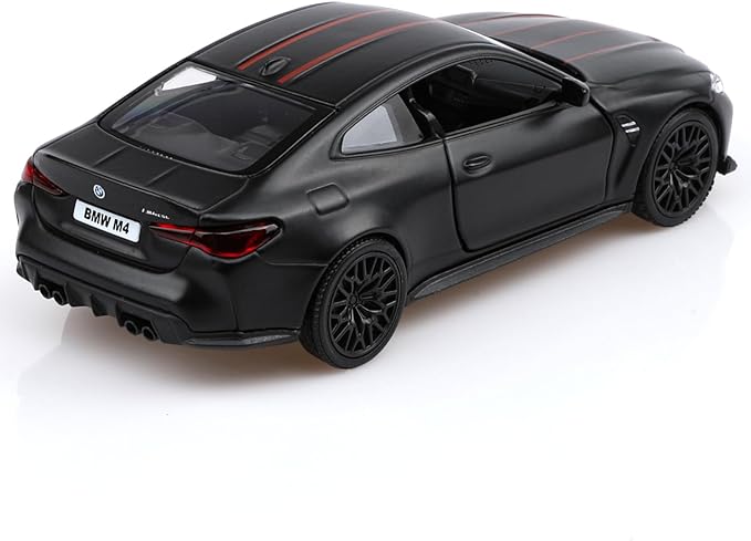 1/36 Scale BMW M4 Diecast Model Cars,Pull Back Vehicles BMW Toy Cars,Cars Gifts for Boys Girls(Black)