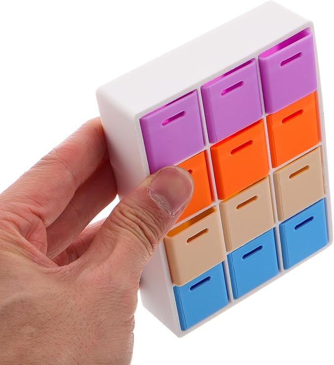 BESTonZON 1 12 Miniature Dollhouse Storage Shelf Plastic Organizer Diy Combination for Dollhouse Miniatures and Accessories Display