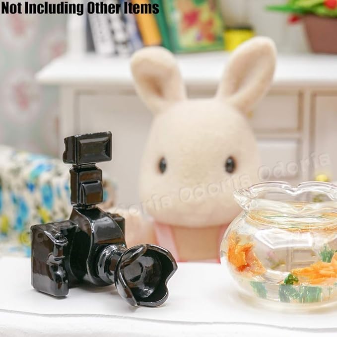Odoria 1/12 Miniature Camera Dollhouse Decoration Accessories