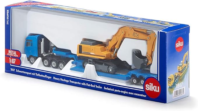 Siku Heavy Haulage Transporter with Flatbed