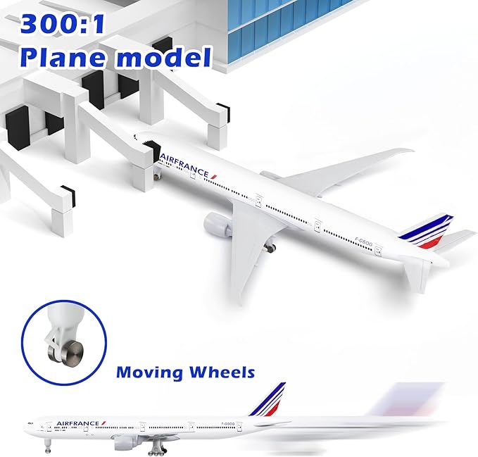 Lose Fun Park 1/300 Diecast Airplanes Model Airplane Air France Boeing 777 Plane Model for Collections & Gifts