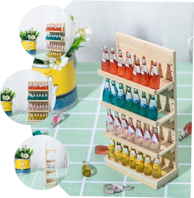 BESPORTBLE Dollhouse Decor Unpainted Creative House Adornment for Micro Landscape Accessories