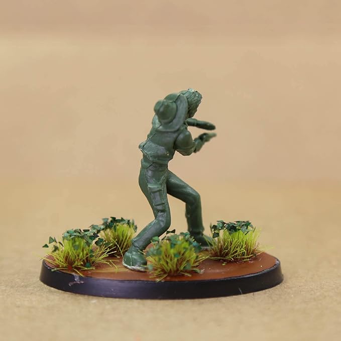 Miniature Vegetation Artificial Flower Cluster with Model Bases War Game Lowland Scenery (F)