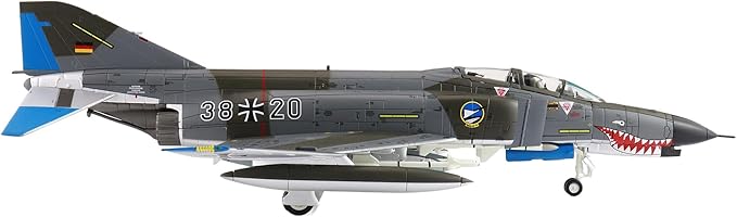 Hobby Master | 1:72 Scale Diecast Military Aircraft Replica | F-4F Phantom II 38+20, JG 74 "Molders, 1982 | Model HA19097