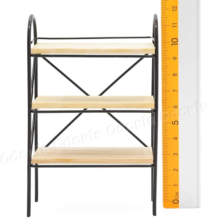 Odoria 1/12 Miniature Shelf Dollhouse Decoration Accessories