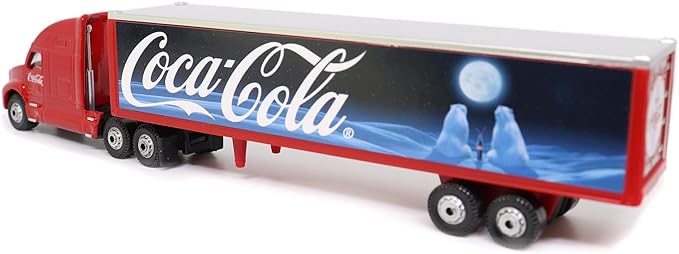 Motor City Classics Bears and Moon Long Hauler (1:87 Scale), White/Blue