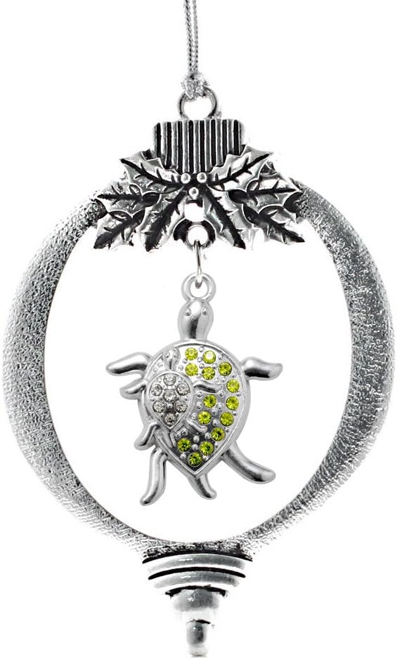 Inspired Silver - Sea Turtle Family - Silver Christmas Ornament - Unique Charm Christmas Tree Ornament - Holiday Hanging Decoration