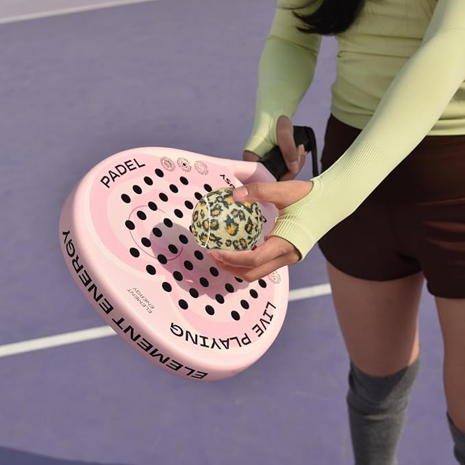 QF ENTHUSY Pink Tennis Balls, 3 Pack Colored Tennis, Suitable for Beginner, Training, Matches & Practice Sessions