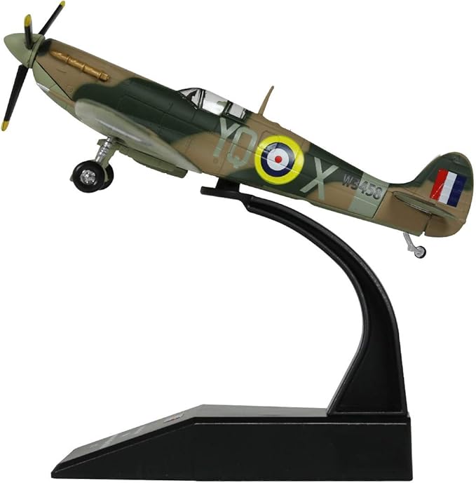 HANGHANG 1/72 Scale United Kindom Spitfire Fighter Attack Plane Metal Fighter Military Model Fairchild Republic Diecast Plane Model for Commemorate Collection