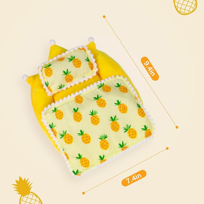 17cm La Booooo Booooo Doll Beds, La Booooo Booooo Furniture, Pineapple Pattern Compatible with la Booooo Booooo Dolls