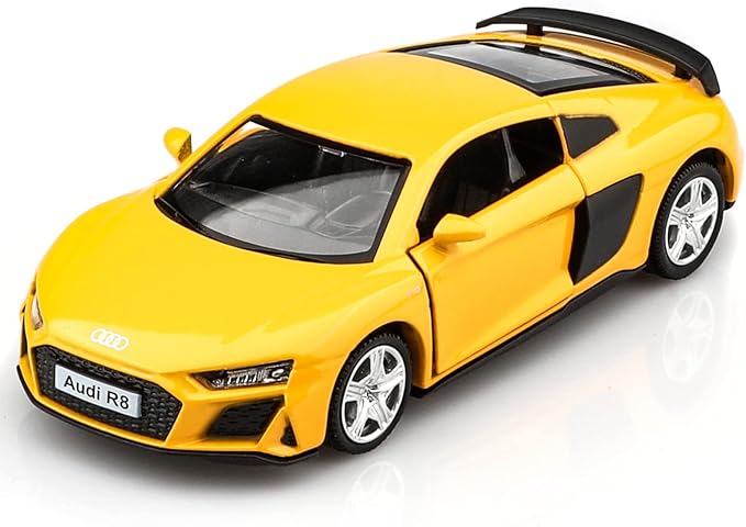 1/36 Scale Audi R8 Diecast Model Cars,Pull Back Vehicles Toy Cars,Cars Gifts for Boys Girls