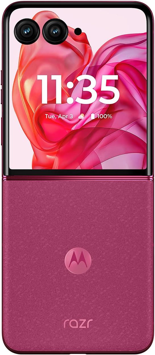 Motorola razr+ | 2024 | Unlocked | Made for US 12/256 | 50MP Camera | Hot Pink