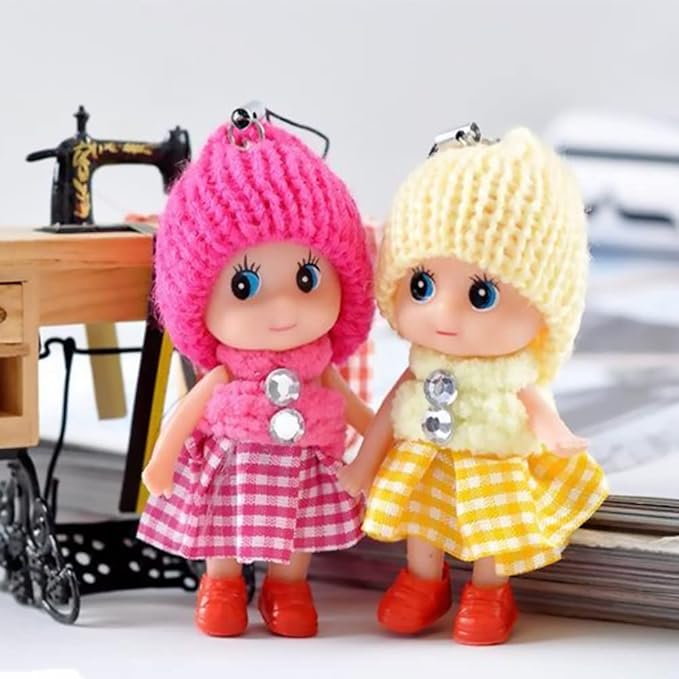 Sealive 6 PCS Small Dolls Girls - 3 Inch Fashion Dollhouse Dolls Princess - Mini Doll Surprise Gift For Kids- Little Dolls Decoration Accessories Wearing Miniature Clothes & Shoes Outfit Toys For Girl