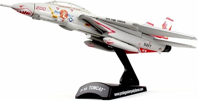 Daron Postage Stamp PS5383-4 USN F-14 Tomcat Miss Molly 1: 160 PS5383-4, Brown/A