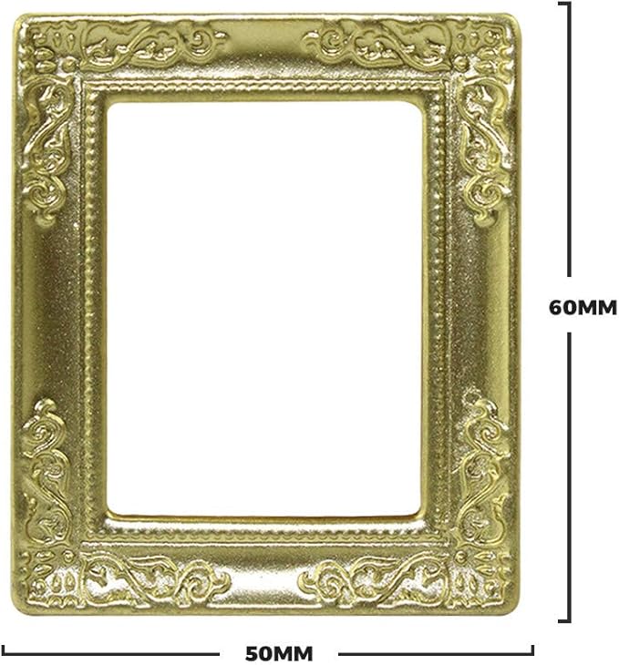 Dollhouse Decoration Accessories, 1:12/1:6 Doll-House Miniature Scene Model Photo Frame