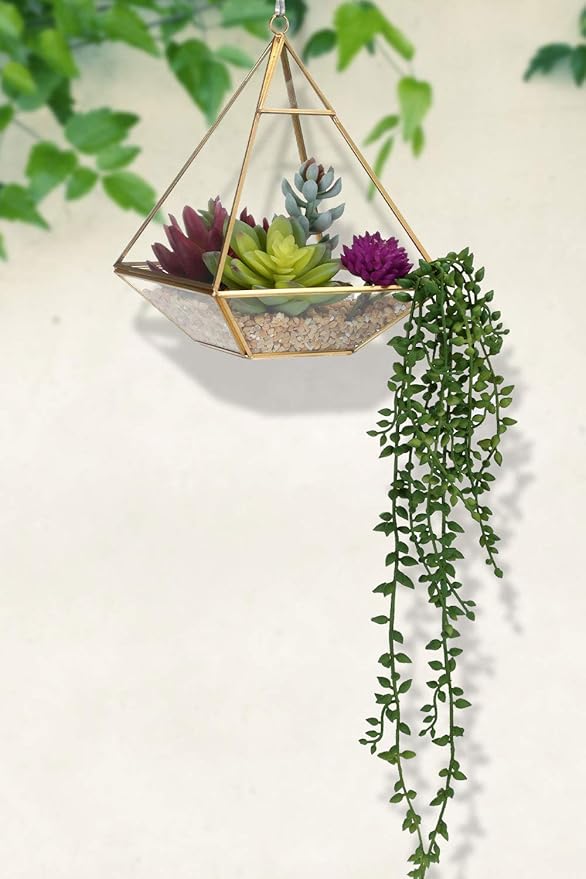 Meneco Faux Succulents Artificial Plants – 16 Pack Lifelike Fake Succulent Plants Unpotted