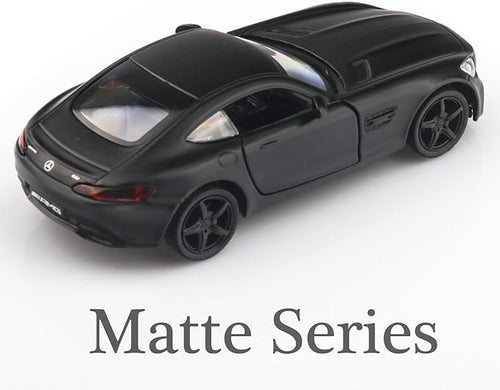 1/36 Scale Mercedes Benz AMG GTS Diecast Cars Models,Pull Back Vehicles Toy Cars,Cars Gifts for Boys Girls (Black)