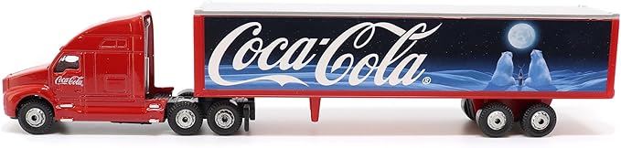 Motor City Classics Bears and Moon Long Hauler (1:87 Scale), White/Blue