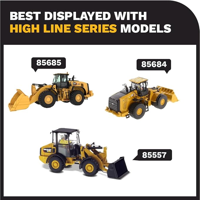 Diecast Masters 1:50 Caterpillar 972 XE Wheel Loader | High Line Series Cat Trucks & Construction Equipment Scale Model Collectible 85683