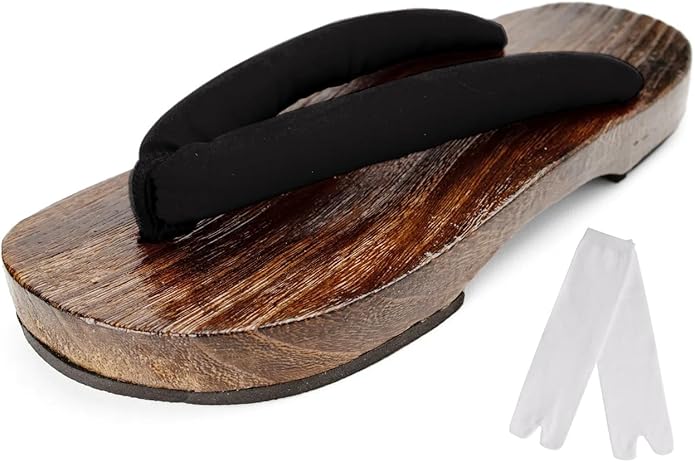 Cutey May Japanese Wooden Clogs Geta Slippers