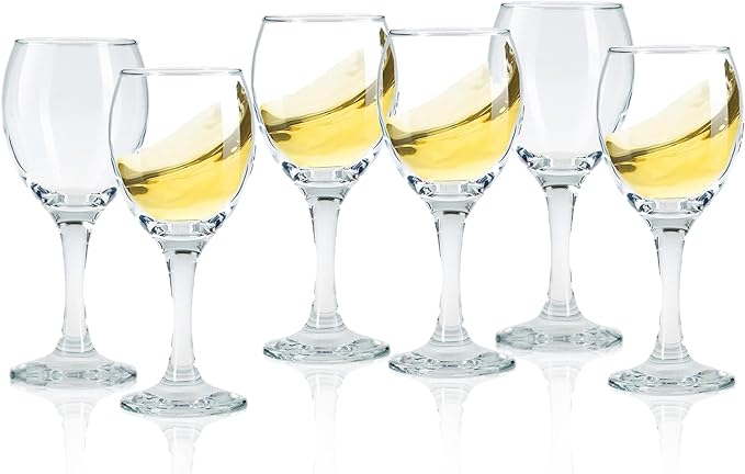 Limoncello Glasses Shot Glasses with Stem, Cordial Glasses Port Wine Glasses 3 oz(set of 6) (6, 1.75)