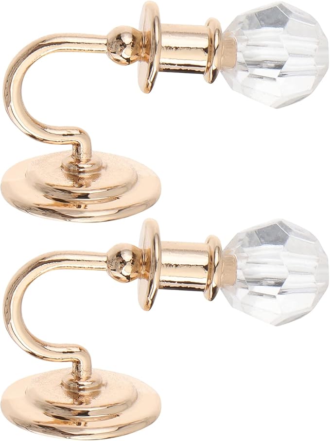 Beaupretty 2PCS Dollhouse Chandelier Miniature Dollhouse Lights 1: 12 Miniature Wall Sconce for DIY Landscape Garden Dining Room