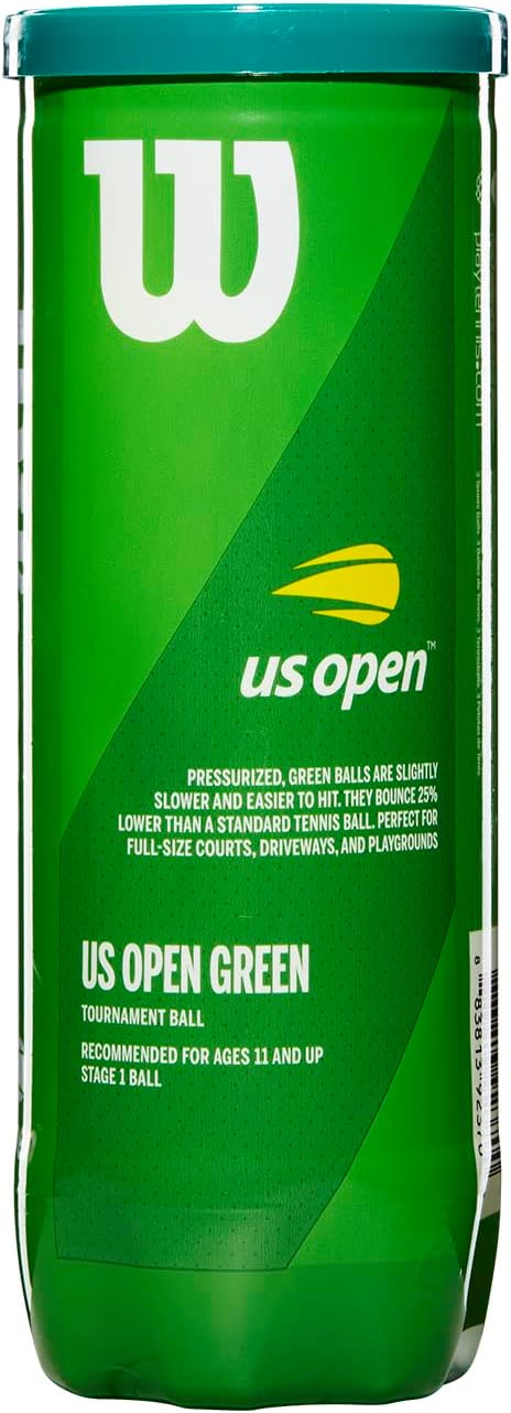 Wilson US Open Youth Tennis Balls - 3 Balls