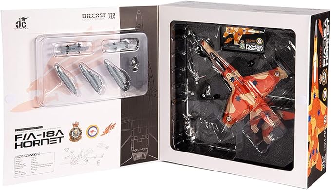 Motor city classics 1:72 Scale F/A-18A Hornet Royal Australian Air Force, 3 Squadron, 100th Anniversary Edition, 2016 - JCW-72-F18-016 - JC Wings