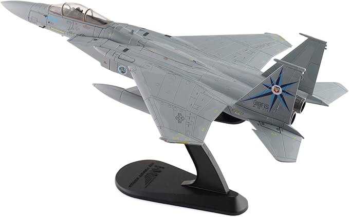 Hobby Master | 1:72 Scale Diecast Military Aircraft Replica | F-15A Eagle 76-0111, 318th FIS, USAF (with ASM-135 Missile) | Model HA4544