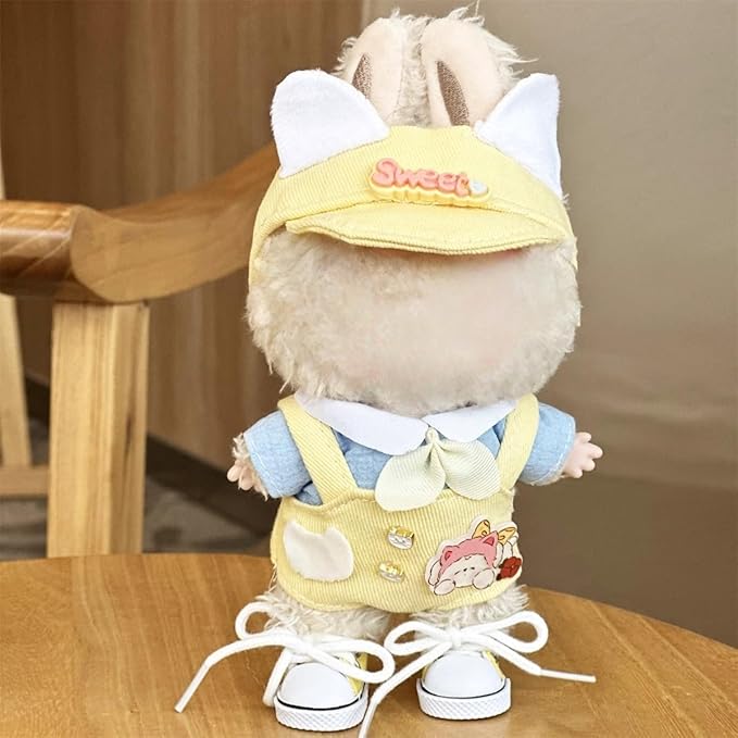 Compatible with Labubu Doll Shoes for 17cm Doll,Shoes Used for Labubu Accessories (F-Fellow)