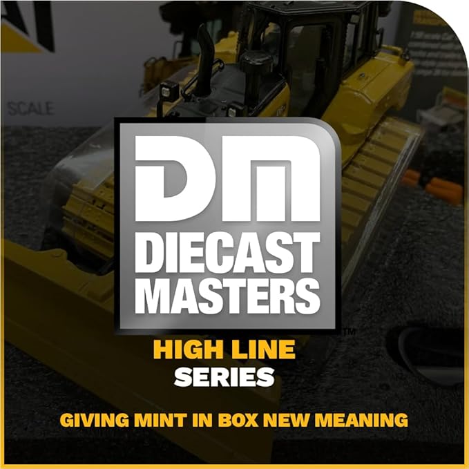 Diecast Masters CAT Caterpillar D6 XE LGP Track Type Tractor Dozer with VPAT Blade and Operator High Line Series 1/50 Diecast Model 85554