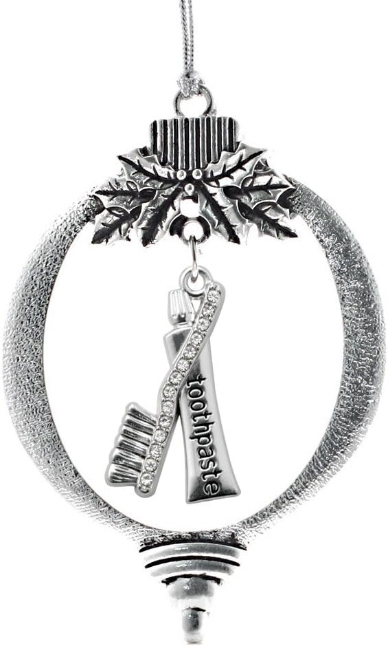 Inspired Silver - Dental - Silver Christmas Ornament - Unique Charm Christmas Tree Ornament - Holiday Hanging Decoration