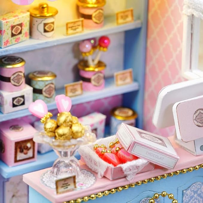 CRIOLPO Miniature House Kit -Delicious Candies