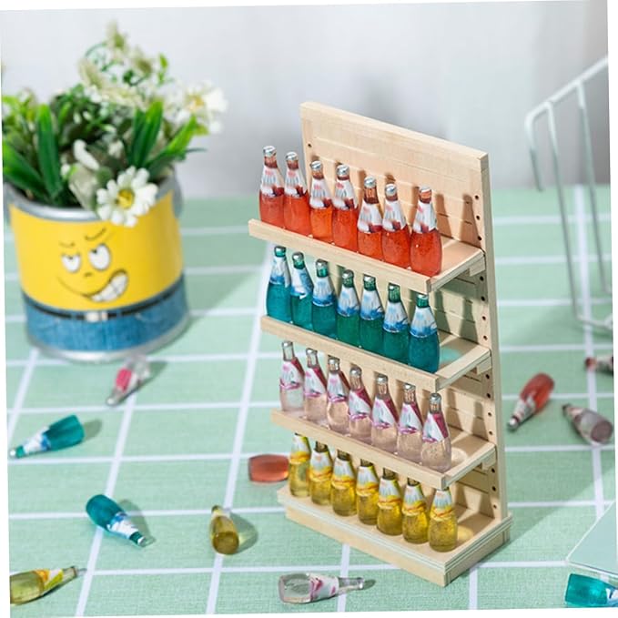 BESPORTBLE Dollhouse Decor Unpainted Creative House Adornment for Micro Landscape Accessories