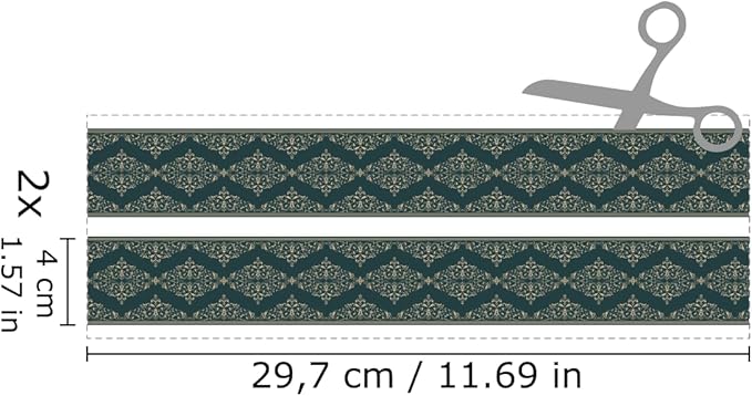 Self-Adhesive Carpet with Real Textile Structure for Dollhouses Scale 1:12 (Damask Pattern Beige 1)