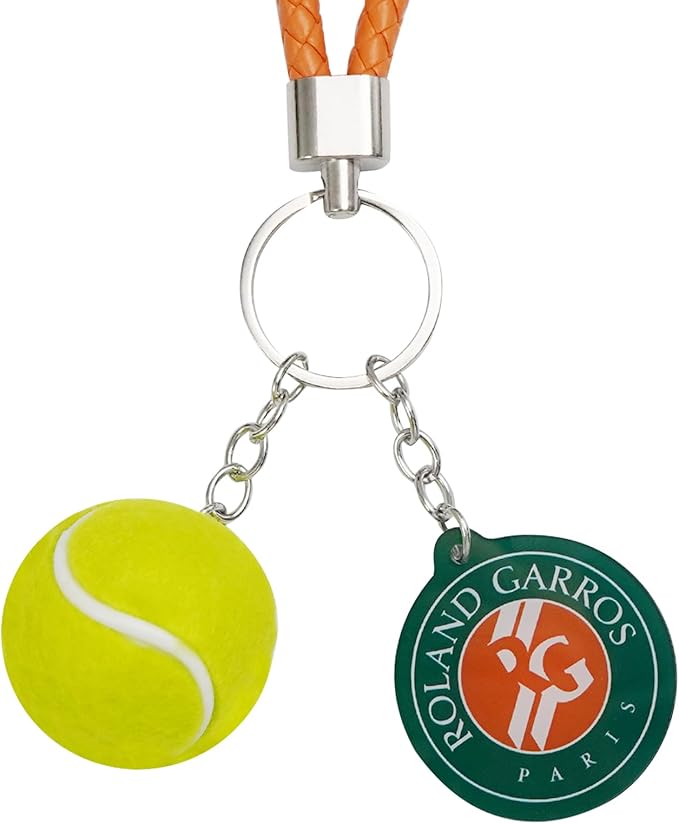 WILMIN Mini Tennis ball Keychain, Grand Slam Style