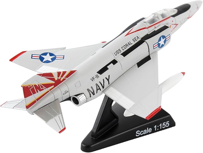 Daron Worldwide Trading Postage Stamp F-4B Phantom II Sundowners Vehicle (1/155 Scale)