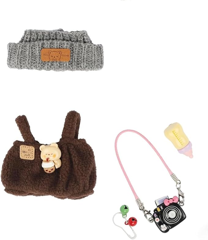 Clothes for LABUBU Doll (NO Doll),Outfit for LABUBU,Clothes Set for LABUBU Dress Up,Accessories for LABUBU (G)